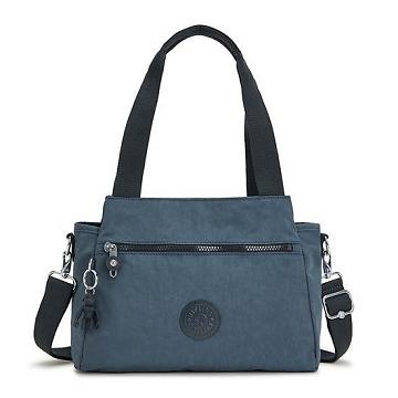 Kipling Elysia Skuldertasker Mørkeblå Grå | DK 1410KO